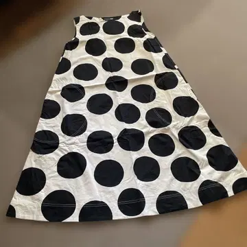 유니클로 요지 야마모토 marimekko 도트 무늬 그래픽 원피스 S