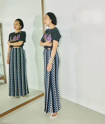 CITYSHOP LACE MAXI 스커트