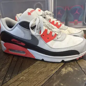 Air Max 90 화이트/그레이/레드