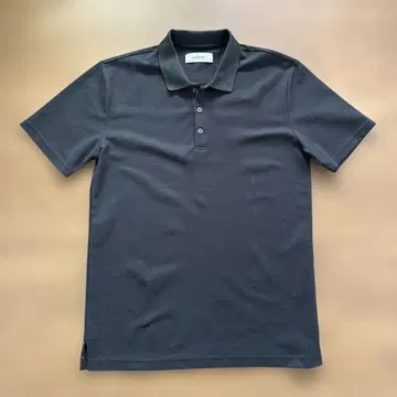 AOURE 블랙 피케 셔츠 M 사이즈