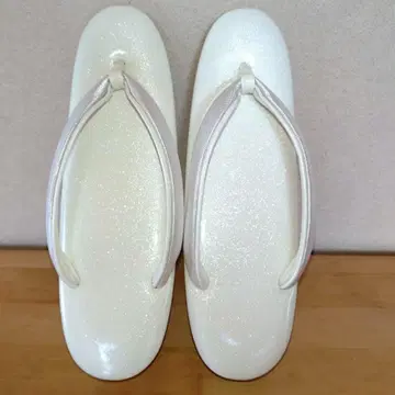 조리 여성용 긴자 제라메 화이트 라메 입은 은실 종이 상자