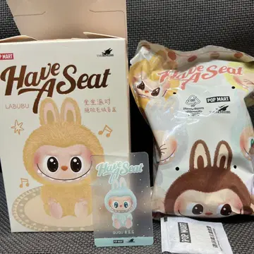 정품 Have A Seat LABUBU 라부 QUQU 그린