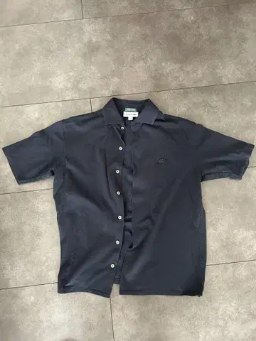 Lacoste 네이비 반팔 피케 셔츠 EDIFICE