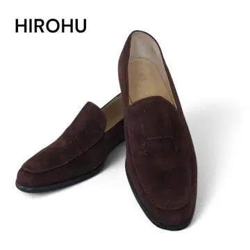 HIROHU 히로후 스웨이드 로퍼 22.5cm 브라운 포멀 신발