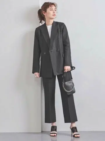 유나이티드 애로우즈 38 정장 블랙 자켓 팬츠 셋업