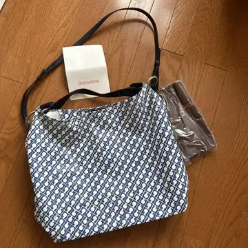 GHERARDINI 숄더백 블루 화이트