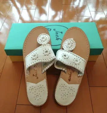 새상품 Jack Rogers RonHerman 샌들 5 화이트