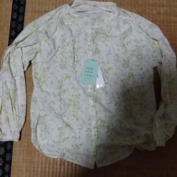 sala 꽃무늬 긴팔 블라우스 L