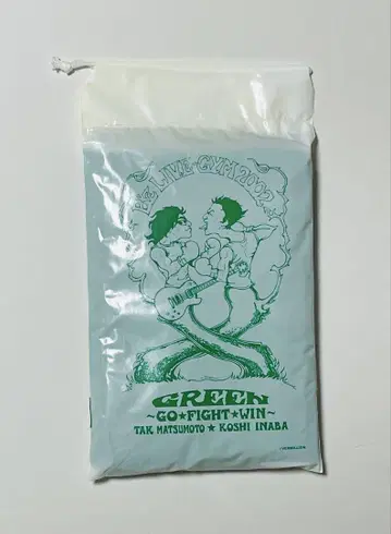 B'z LIVE-GYM 2002 GREEN 투어 굿즈 판초