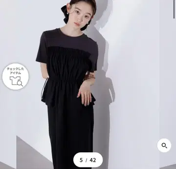 [ N.NaturalBeautyBasic* ] 드로스트 코드 도킹 원피스