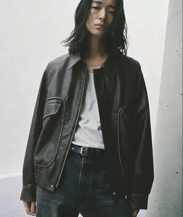 ARTIFICIAL GRAIN FLIGHT BLOUSON