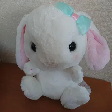 포테우사 롯피 파스텔 리본 시롯피 BIG 봉제 인형