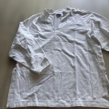 UNITED ARROWS 화이트 반소매 풀오버