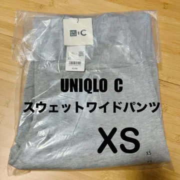 유니클로 C 맨투맨 와이드 팬츠 그레이 XS 길이 표준 미개봉 새상품 2