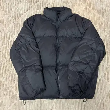 블랙 다운 자켓 L 사이즈
