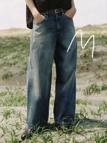 LIDNM 리드 SEMI WIDE 헤리티지 데님 팬츠
