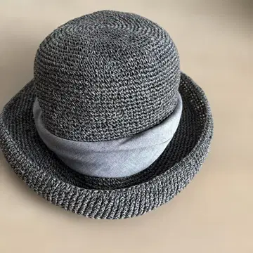 Laena 그레이 보우러 모자 프리 사이즈