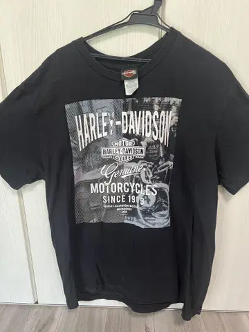 Harley-Davidson 블랙 티셔츠 XL