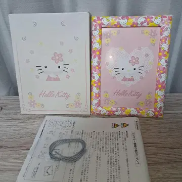 레어 레트로 헬로키티 꽃 키티 사진 프레임 2L 사이즈 1999