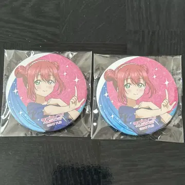Aqours 파이널 라이브 캔 배지 블랙 루비