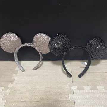 미키 귀 머리띠 2개 세트