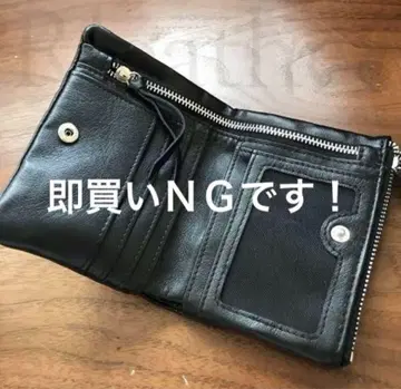 천연 가죽 지갑 두겹 네이비 지갑 남성용 블랙