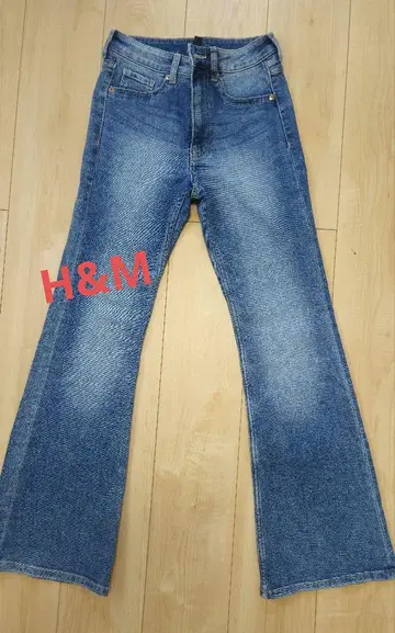 H&M 부츠 컷 데님 플레어 36