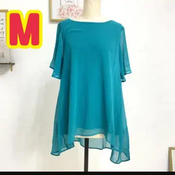 새상품 여성용 FILA 휠라 튜닉 터콰이즈 M