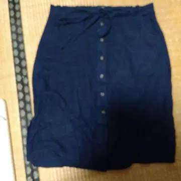 GAP 네이비 미디 스커트 170/92A