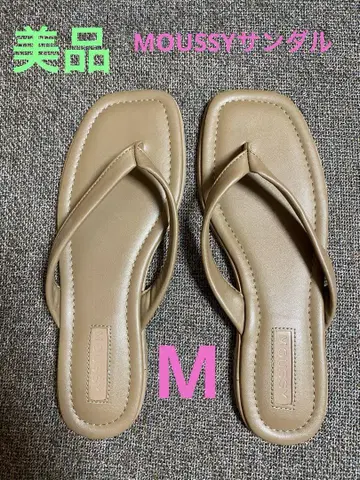 새상품급 MOUSSY 샌들 M