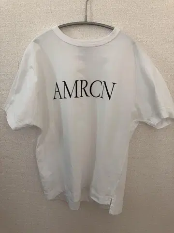 Americana AMRCN 로고 티셔츠 화이트