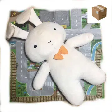 짱구는 못말려 맞은 토끼 봉제 인형 약 75cm 정도