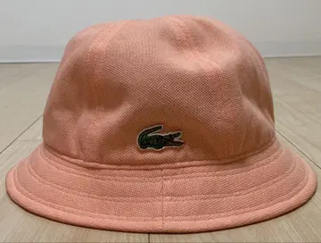 LACOSTE 라코스테 버킷 햇 오렌지