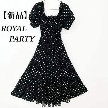 [새상품] ROYAL PARTY 로얄파티 오프숄더 도트 원피스