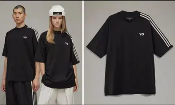 Y-3 23ss 쓰리 스트라이프 숏 슬리브 티 3S SS TEE