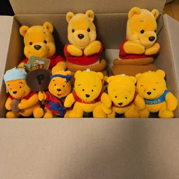 곰돌이 푸 봉제 인형 8종 세트