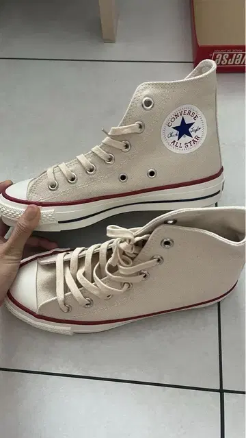컨버스 올스타 재팬 하이컷 화이트 23cm