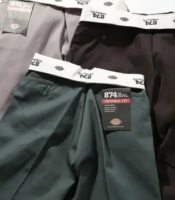 874 Dickies Original Fit 워크 팬츠 카키