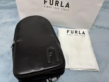 FURLA 블랙 숄더백 바디백 남성/여성용