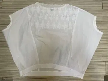 mizuiroind 화이트 레이스 블라우스