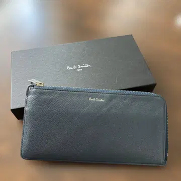 Paul Smith 장지갑 네이비 가죽