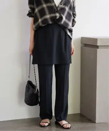 SLOBE IENA 슬로브 이에나 스커트 레이어드 팬츠