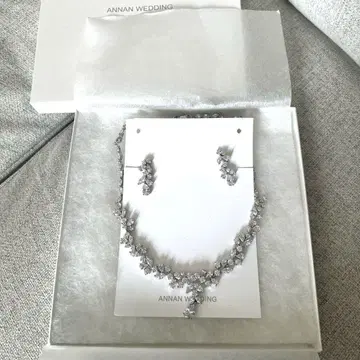 ANNAN WEDDING 목걸이와 귀찌 세트 D62