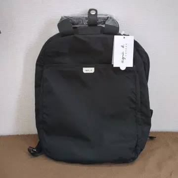 agnis b. Voyage 블랙 백팩 에네스베