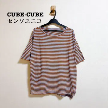 센소유니코 CUBE-CUBE T셔츠 보더