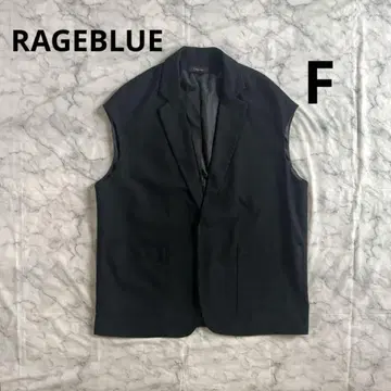 RAGEBLUE 레이지블루 블랙 슬리브리스 남성용 베스트 F 사이즈