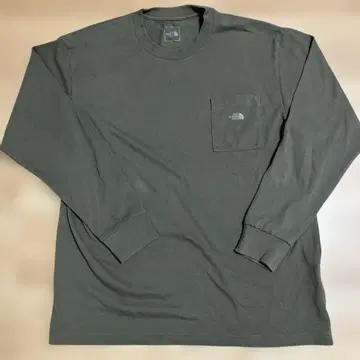 THE NORTH FACE XL 긴팔 티셔츠 올리브 그린