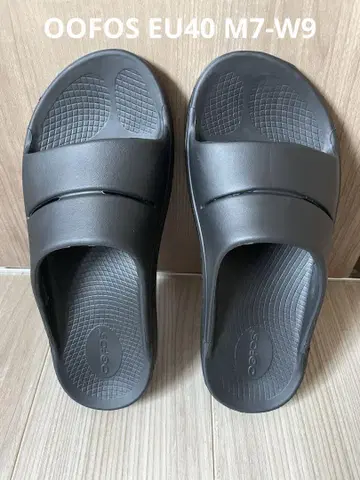 [미사용품] OOFOS 비치 샌들 M7-W9 EU40