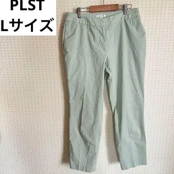 플라스테 PLST 스트레치 린넨 믹스 스틱 팬츠 L 사이즈