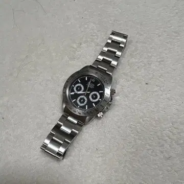 Elgin 크로노그래프 블랙 다이얼